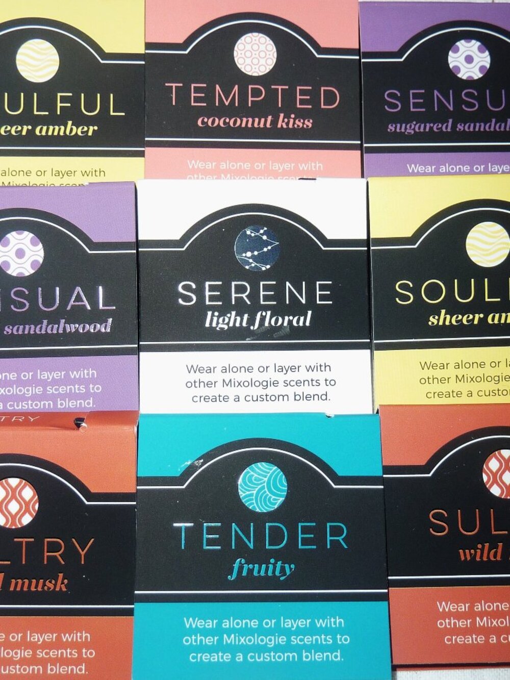 Brand New Lot of 9 Assorted Mixologie Perfume Samples
